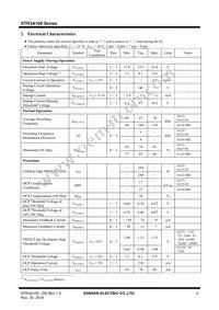 STR3A163HD Datasheet Page 4