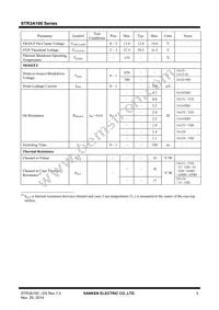 STR3A163HD Datasheet Page 5
