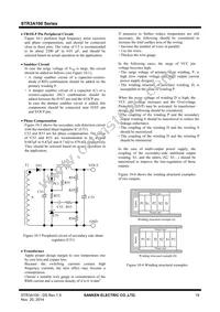 STR3A163HD Datasheet Page 19