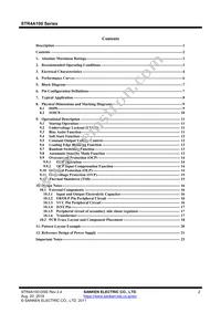 STR4A164HD Datasheet Page 2