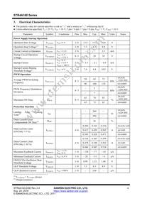 STR4A164HD Datasheet Page 4
