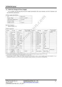 STR4A164HD Datasheet Page 21