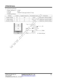 STR4A164HD Datasheet Page 22