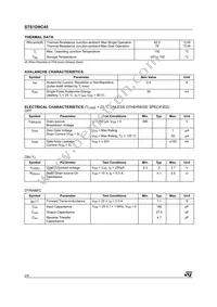 STS1DNC45 Datasheet Page 2