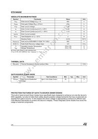 STS1NK60Z Datasheet Page 2