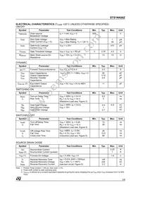 STS1NK60Z Datasheet Page 3