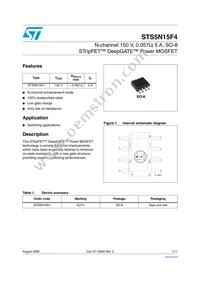 STS5N15F4 Datasheet Cover