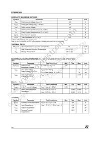 STS5PF20V Datasheet Page 2