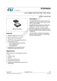 STSPIN240 Datasheet Cover