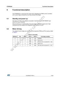 STSPIN240 Datasheet Page 13