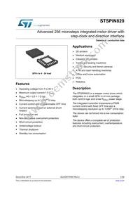 STSPIN820 Datasheet Cover