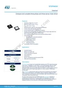 STSPIN830 Datasheet Cover