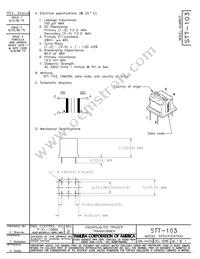 STT-103 Datasheet Cover