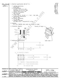 STT-104 Datasheet Cover