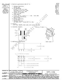 STT-105 Datasheet Cover