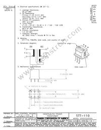 STT-110 Datasheet Cover