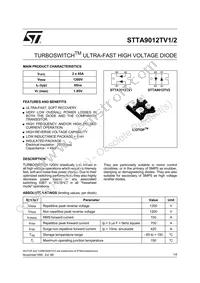 STTA9012TV1 Datasheet Cover