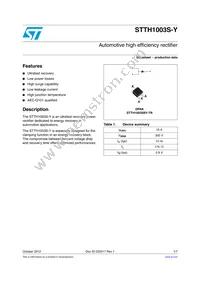 STTH1003SBY-TR Datasheet Cover