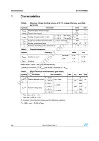 STTH100W06CW Datasheet Page 2