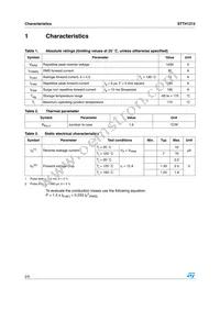 STTH1212G Datasheet Page 2