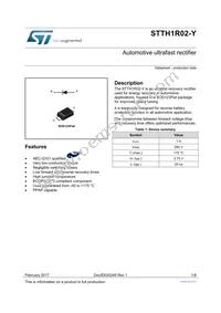STTH1R02ZFY Datasheet Cover