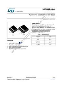 STTH1R04AY Datasheet Cover