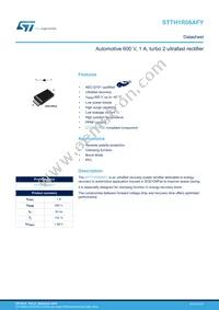 STTH1R06AFY Datasheet Cover