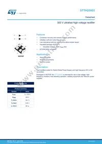 STTH20003TV1 Datasheet Cover