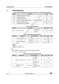 STTH30AC06SP Datasheet Page 2