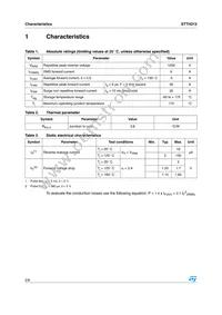 STTH312B Datasheet Page 2