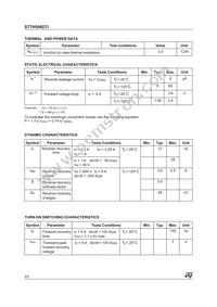 STTH506DTI Datasheet Page 2
