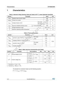 STTH60AC06CPF Datasheet Page 2
