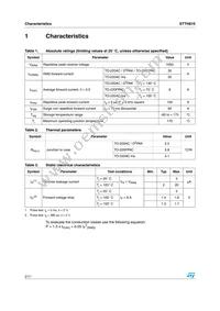 STTH810G Datasheet Page 2