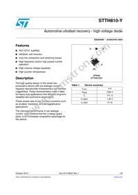 STTH810GY-TR Datasheet Cover