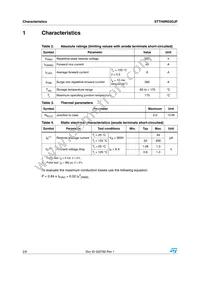 STTH8R03DJF-TR Datasheet Page 2
