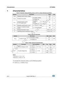 STTH8R04G Datasheet Page 2