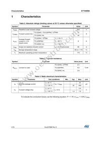 STTH8R06G Datasheet Page 2