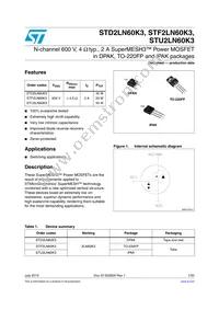 STU2LN60K3 Datasheet Cover