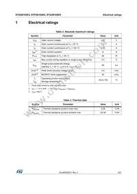 STU2N105K5 Datasheet Page 3