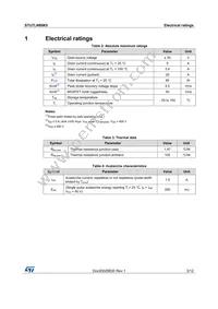 STU7LN80K5 Datasheet Page 3