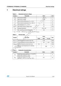 STU8NM50N Datasheet Page 3
