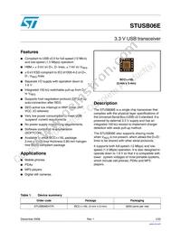 STUSB06EHTR Datasheet Cover