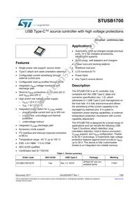 STUSB1700YQTR Datasheet Cover