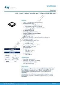 STUSB1702YQTR Datasheet Cover