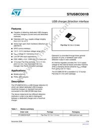 STUSBCD01BJR Datasheet Cover