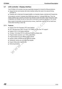 STV0684 Datasheet Page 23