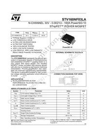 STV160NF03LAT4 Datasheet Cover