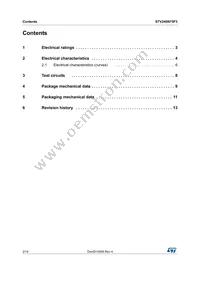 STV240N75F3 Datasheet Page 2