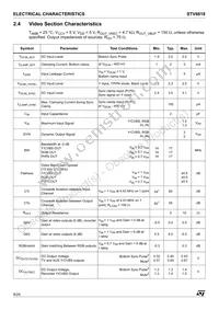 STV6618D Datasheet Page 8