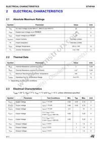 STV8164 Datasheet Page 4